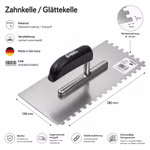 Bild der meister Zahnkelle 8mm Zahnung Bild der meister Zahnkelle 8mm Zahnung