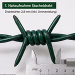 Bild der 25m Stacheldraht-Rolle Bild der 25m Stacheldraht-Rolle
