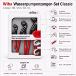 Bild der Wiha Wasserpumpenzangen im 3er Set Bild der Wiha Wasserpumpenzangen im 3er Set