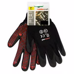 Bild eines Paars braun-schwarzer Handschuhe Gr.8