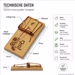 Bild der Swissinno Holzmausefalle Bild der Swissinno Holzmausefalle