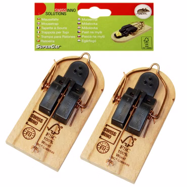 Bild von 2 Supercat-Mausefallen in Verpackung