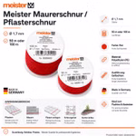 Bild der zwei verfügbaren Maurerschnüre aufgerollt Bild der zwei verfügbaren Maurerschnüre aufgerollt