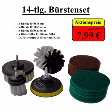 Werbebild des Bürstensets