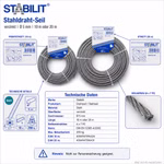 Bild des Conacord Stabilit Stahldrahts 10m 20m Bild des Conacord Stabilit Stahldrahts 10m 20m