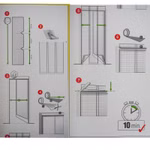 Bild des Windhager Fliegengitter Türvorhangs schwarz 95x215cm