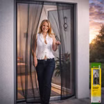 Bild des Windhager Fliegengitter Türvorhangs schwarz 95x215cm