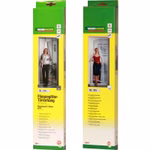 Bild zweier Verpackungen des Windhager Türvorhangs, jeweils in weiß und anthrazit