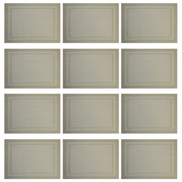 Bild von in einer matrix angeordneten Tischsets