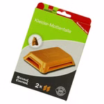 Frontalaufnahme der Verpackung von 2x Kleider Mottenfalle