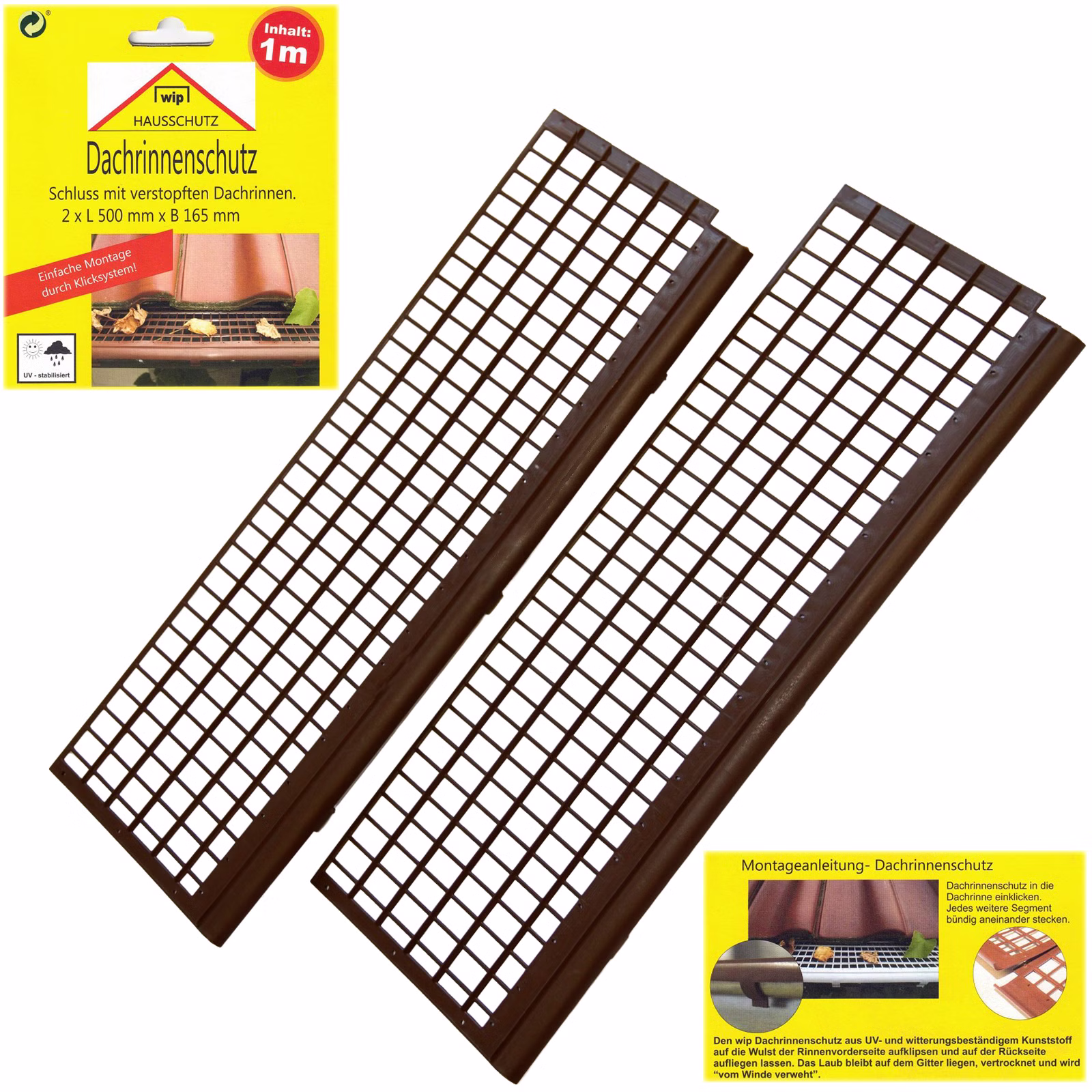 Bild des meister Dachrinnenschutzes Bild des Dachrinnenschutz 1x16,5