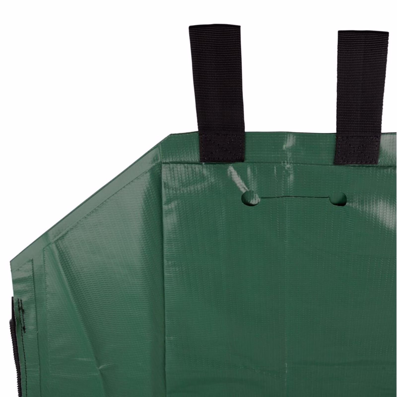 Bild des Windhager Baumbewässerungsbeutels 95 Liter Bild des Bewässerungsbeutels mit Fokus auf den Schlaufen