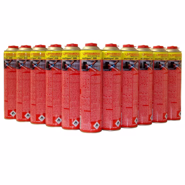 Frontalansicht vieler multigas300-Gaskartuschen