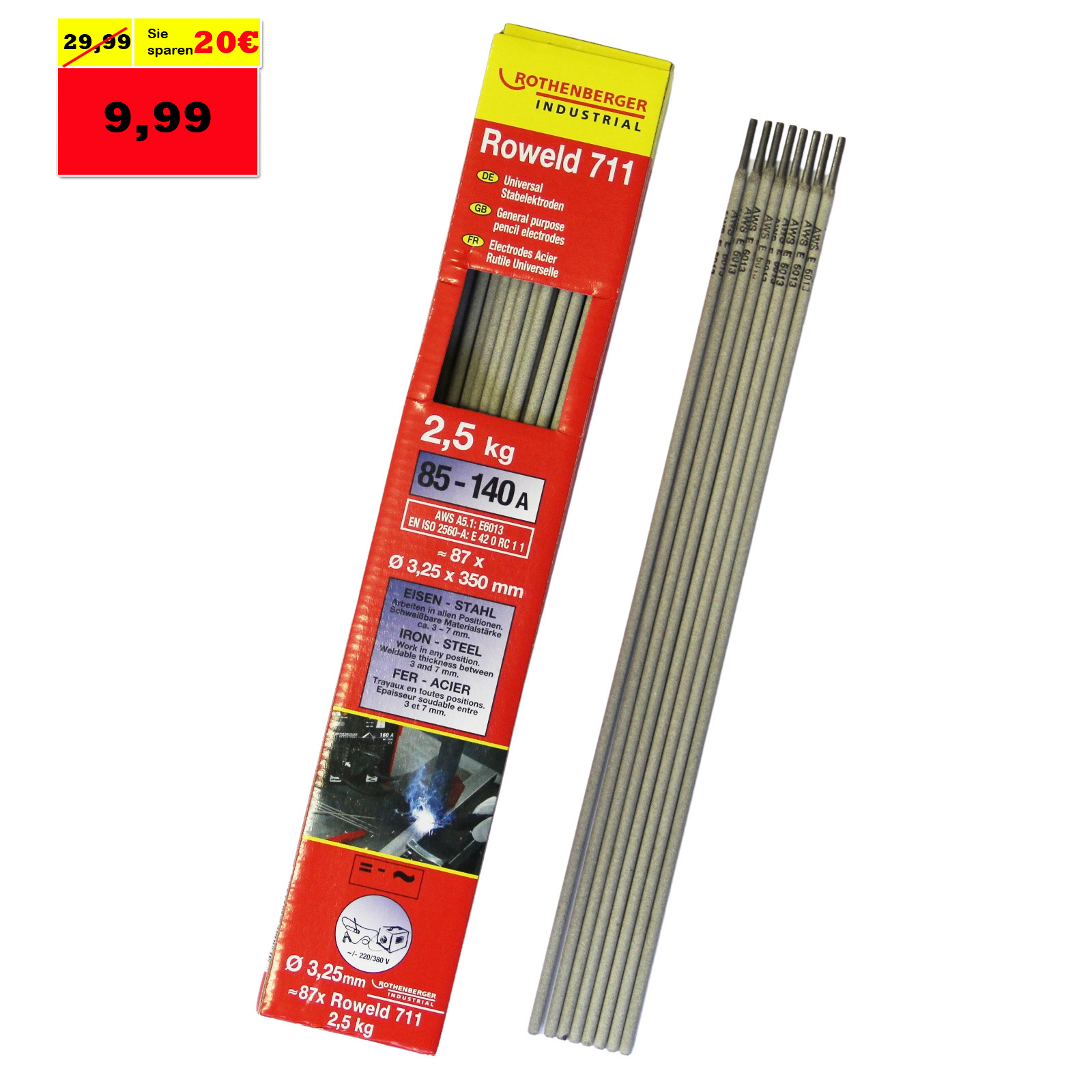 Rothenberger Elektroden Roweld Stabelektroden | Sopomarkt24