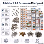 Bild vieler Edelstahlschrauben Bild vieler Edelstahlschrauben