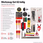 Bild des Werkzeugsets 62tlg Bild des Werkzeugsets 62tlg