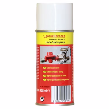 Bild einer Dose Rothenberger Lecksuchspray Frontalaufnahme