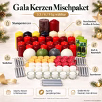 Bild des 3,5 bzw. 9,0 kg Gala KerzenSets Bild des 3,5 bzw. 9,0 kg Gala KerzenSets