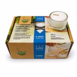 Gala Teelichter im Glas Starterset 6 Gläser + 6 Nachfüller vegan ohne Alu