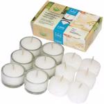 Bild der Teelichter des Starter-Sets sowie der Verpackung