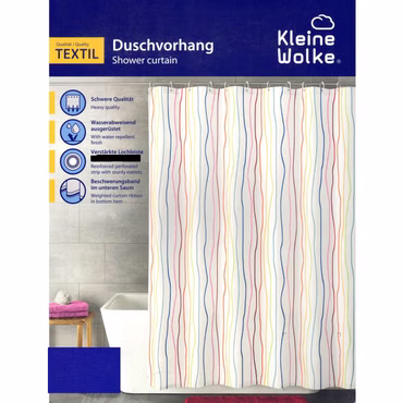 Collage aller verfügbaren Duschvorhang-Artikel