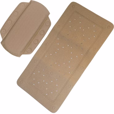 Bild des Badewanneneinlage Sets Calypso Beige