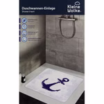 Bild einer Dusche mit Duscheinlage Anchor Dunkelblau 55x55