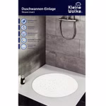 Bild einer Dusche mit Duscheinlage Arosa Weiß rund 55x55