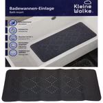Bild einer Badewanne mit Wanneneinlage Arosa Anthrazit 36x92