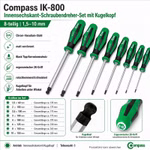 Bild des Compass IK800 Schraubendrehersets Bild des Compass IK800 Schraubendrehersets