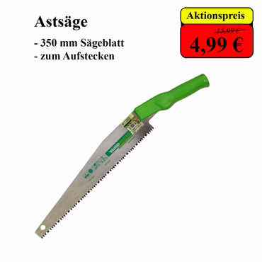 Werbebild der Astsäge