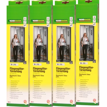Bild von 4 Verpackungen des Türvorhang anthrazit