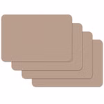 Bild von 4 übereinanderliegenden Tischsets Taupe