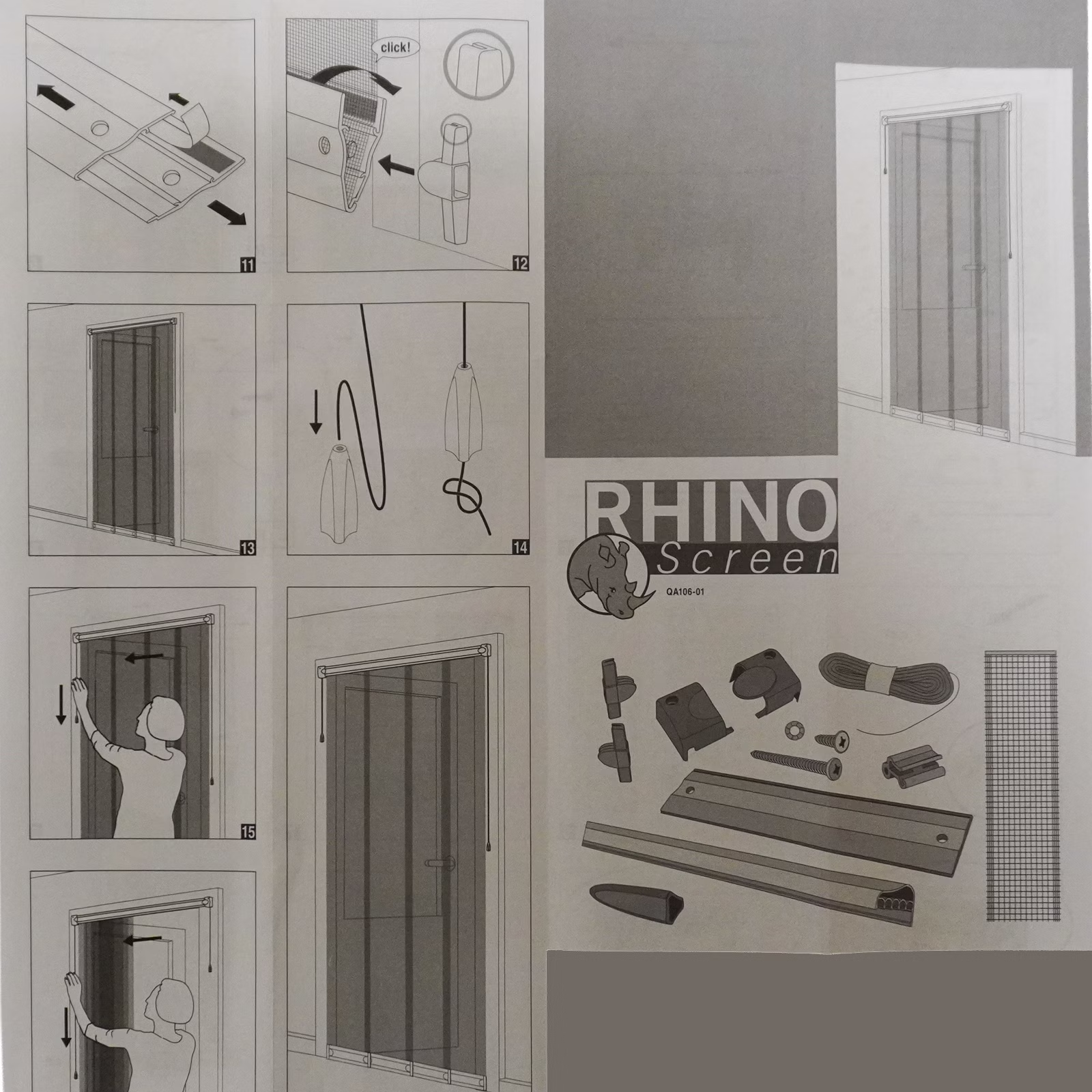 Bild der Windhager RhinoScreen Lamellentür Bild der Windhager RhinoScreen Lamellentür