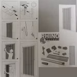 Bild der Windhager RhinoScreen Lamellentür