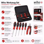Bild des Wiha Werkzeugsets mit Tasche