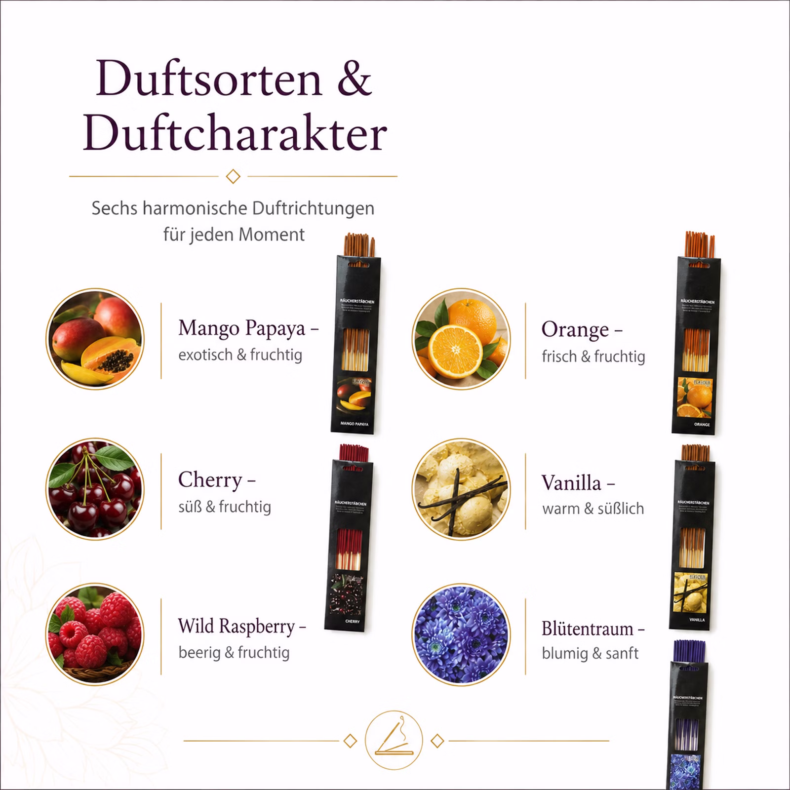 Bild des 300er Stäbchensets an Räucherstäbchen Bild des 300er Stäbchensets an Räucherstäbchen