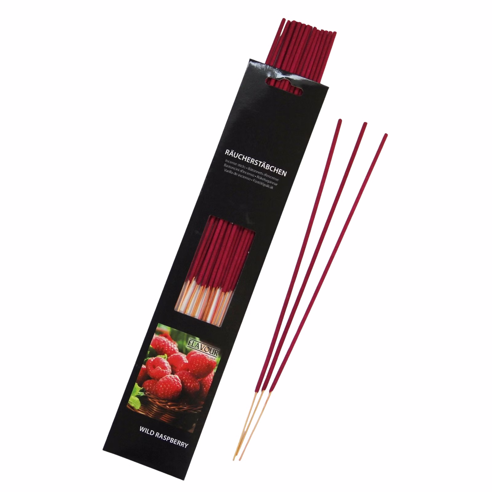 Bild des 300er Packs Räucherstäbchen Bild der Räucherstäbchensorte Wildraspberry