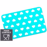 Bild des Tischsets Hearts Blue