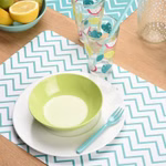 Bild des Tischsets Zigzag Fine Blue