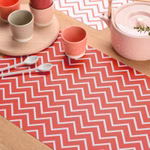 Bild des Tischsets Zigzag Wide Red