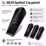 Bild des 3er Sets Adler Spaltkeil