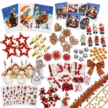 Bild des 100 teiligen WeihnachtsSets Bild des 100 teiligen WeihnachtsSets