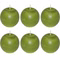 rustik-kugel-birke-1.jpg Bild mit 6 Rustik Kugelkerzen Farbrichtung grün