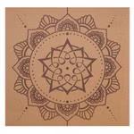 Bild des Mandala-Musters auf der Kork-Matte