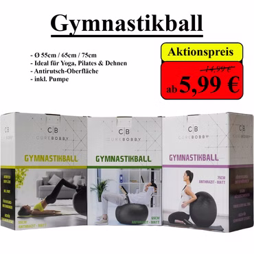 Werbebild Gymnastikbälle
