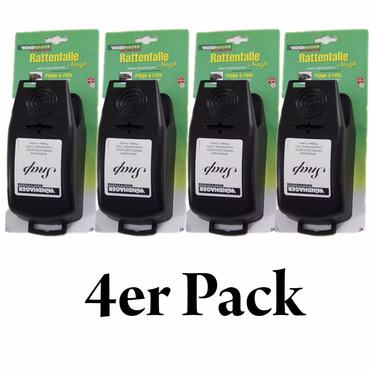 Bild von 4 Rattenfallen in Verpackung
