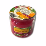Nahaufnahme Citronella Duftkerze Front-Oben