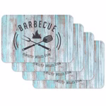 Bild von 4 Tischsets BBQ Grey-White