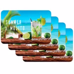 Bild von 4 Tischsets Cocktail Lime